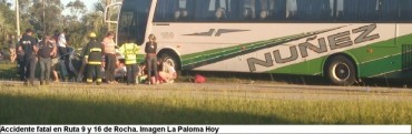Accidente fatal en Ruta 9