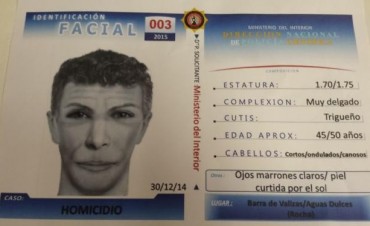 Caso Lola: este es el identikit del hombre que busca la policía
