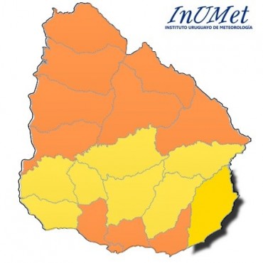 Rocha en alerta amarilla 