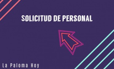 Solicitud de personal