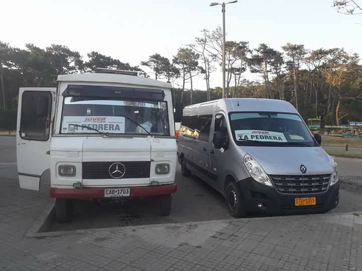 Horarios de transporte entre playas de La Paloma y La Pedrera