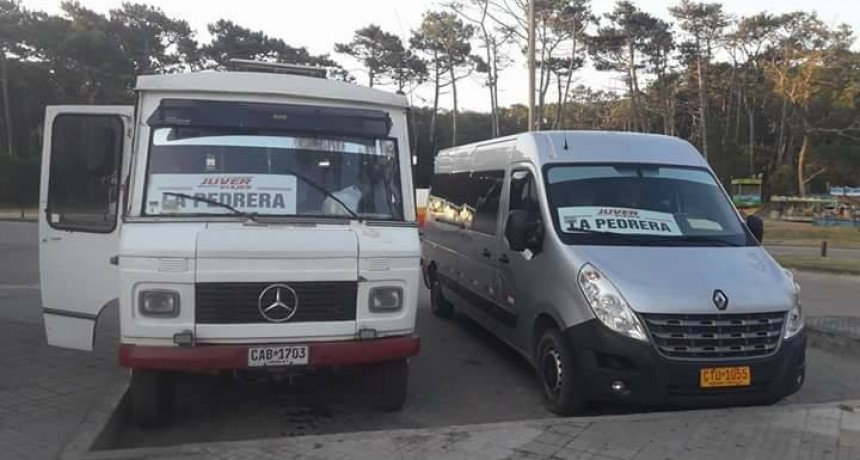 Horarios de transporte entre playas de La Paloma y La Pedrera