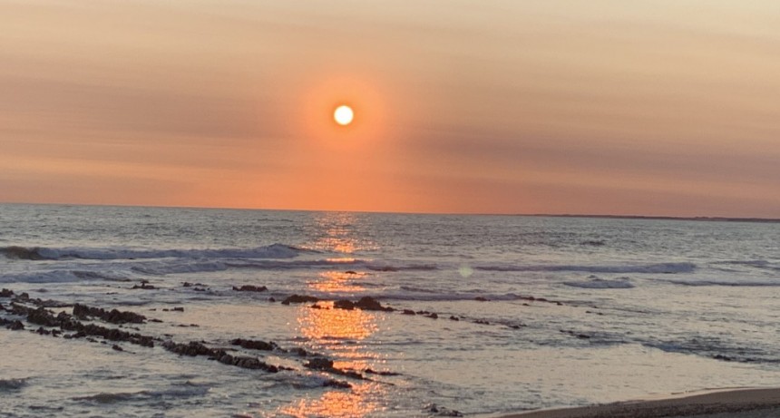 Atardecer ahumado en La Paloma