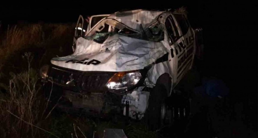 Volcó una camioneta de la Republicana y murió el chofer