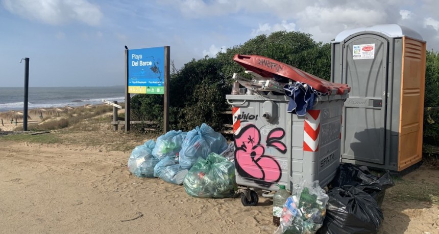 El municipio hizo un operativo especial de limpieza en La Pedrera