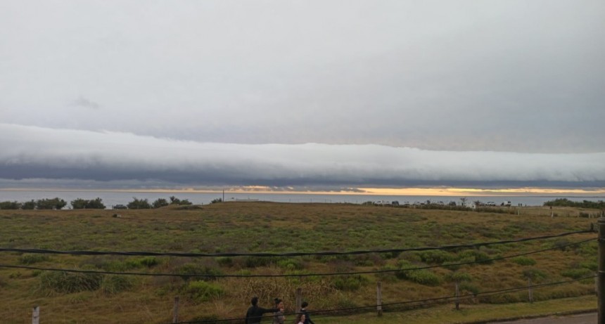 Nube rodillo en La Paloma