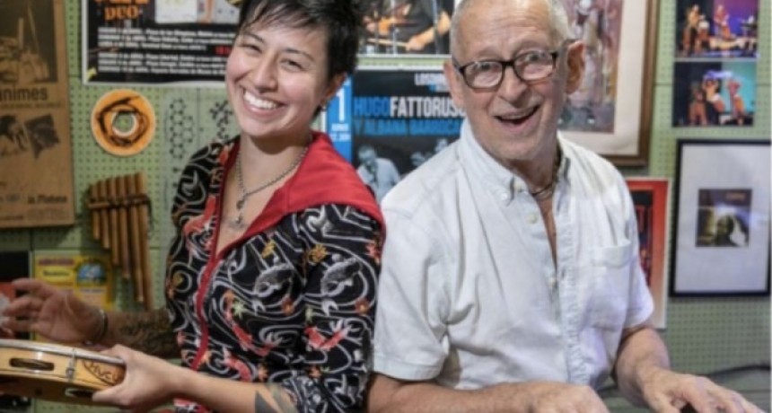 Hugo Fattoruso y Albana Barrocas en el Club La Pedrera