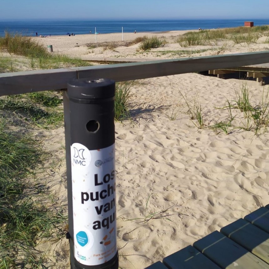 Instalan ceniceros en las principales avenidas y accesos a playas