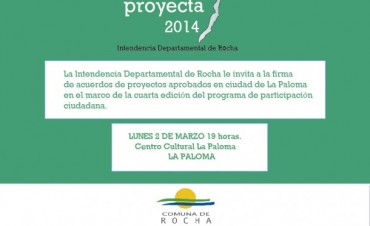 La Paloma: Firman acuerdos de proyectos
