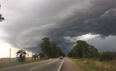 Metsul: Uruguay con lluvia y tormentas intensas con potencial de daños