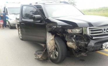 Otro accidente en ingreso a La Pedrera