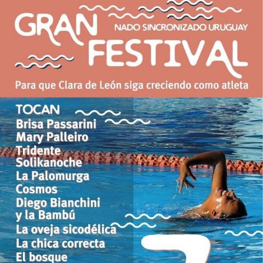 Gran festival a beneficio de la atleta uruguaya Clara de León