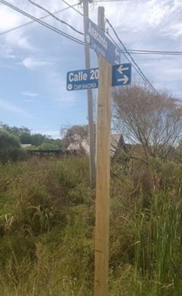 Ya colocan la nueva cartelería