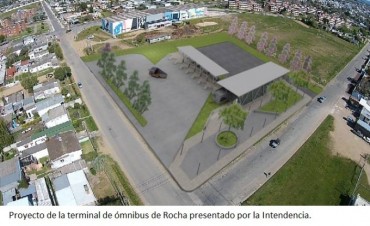 Presentaron el proyecto para la terminal de ómnibus de Rocha