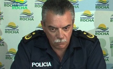 Remueven de su cargo al jefe de Policía de Rocha