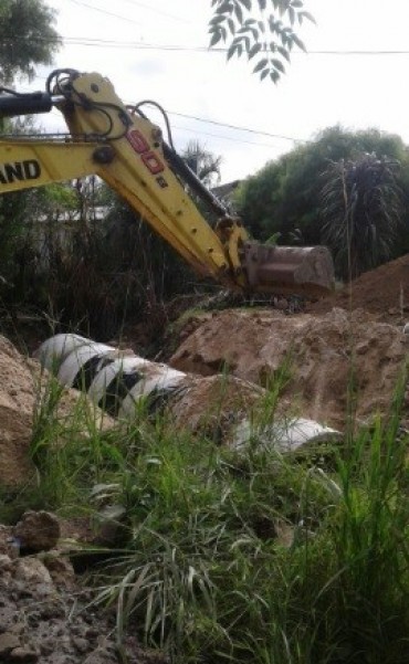 Obras en La Aguada