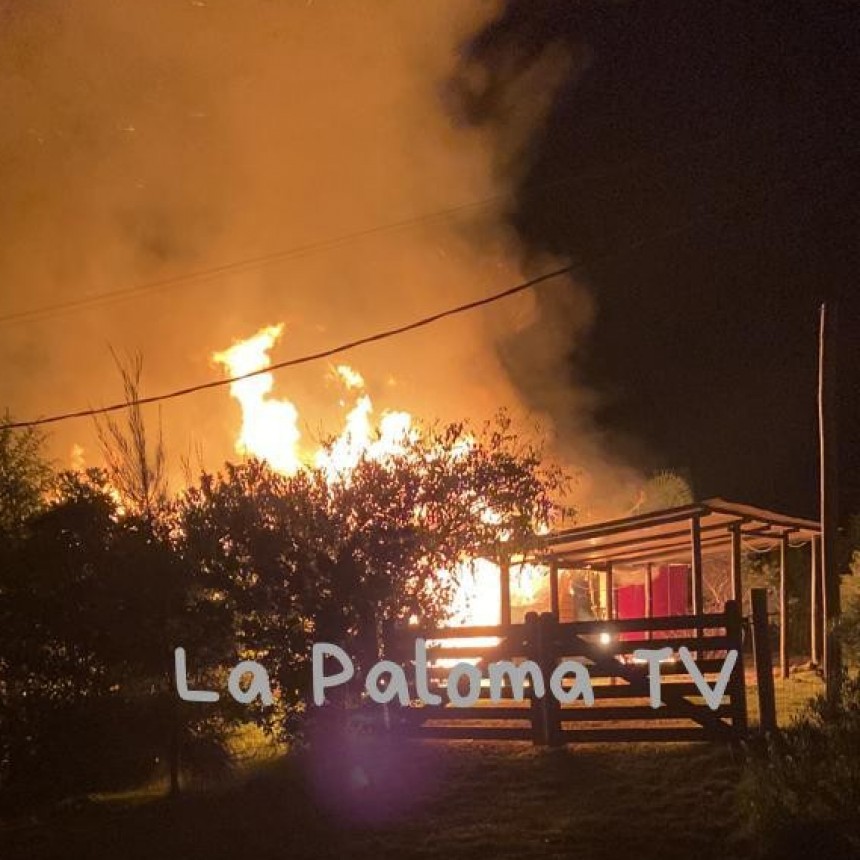 Incendio con pérdidas totales en La Serena