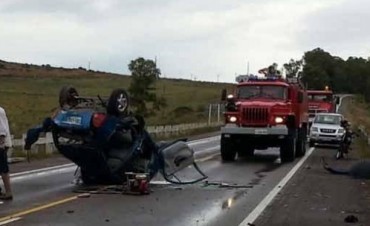 Dos mujeres fallecieron en un vuelco en la ruta 9 en Rocha