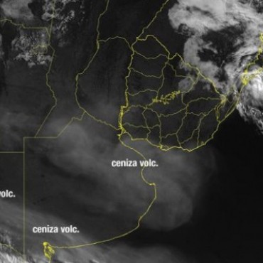 Llegan las cenizas al Este uruguayo