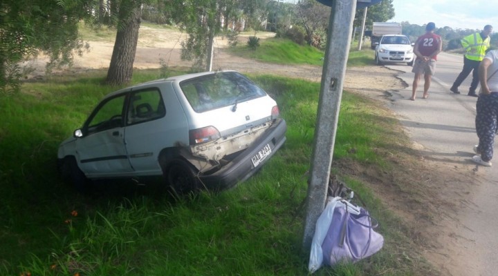 Accidente en La Paloma