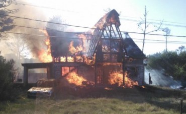 Extinguieron incendio en Playa Serena de La Paloma