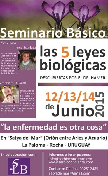 La Paloma: realizarán seminario con abordaje alternativo sobre salud y enfermedad