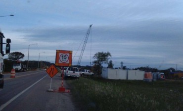 La Coronilla: reparan el puente del canal Andreoni