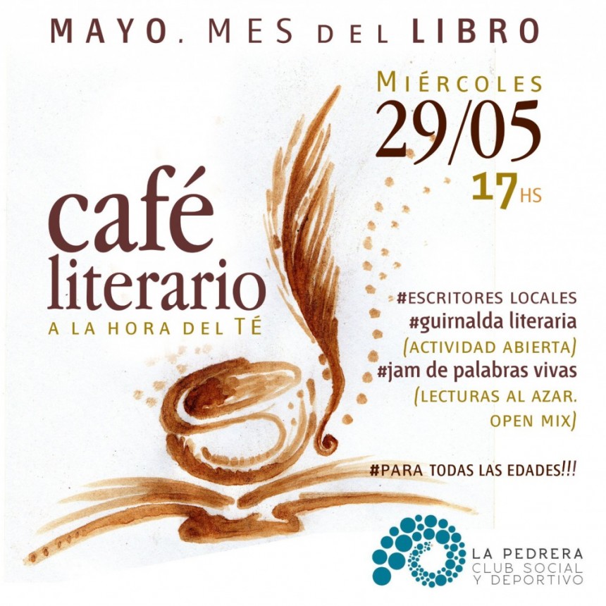 Café literario en el Club La Pedrera