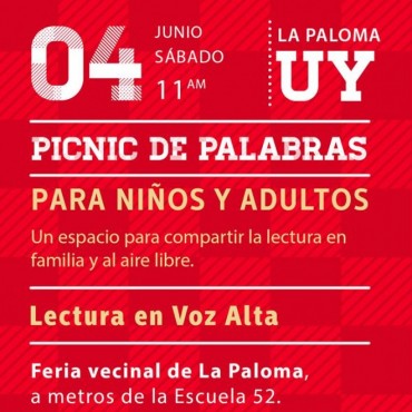 La Paloma: este sábado habrá picnic de palabras