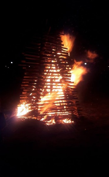 El invierno comenzó con fiesta y fuego 