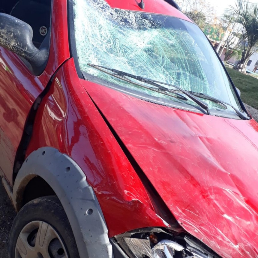 Atropelló a un ciclista, se fugó y fue detenido