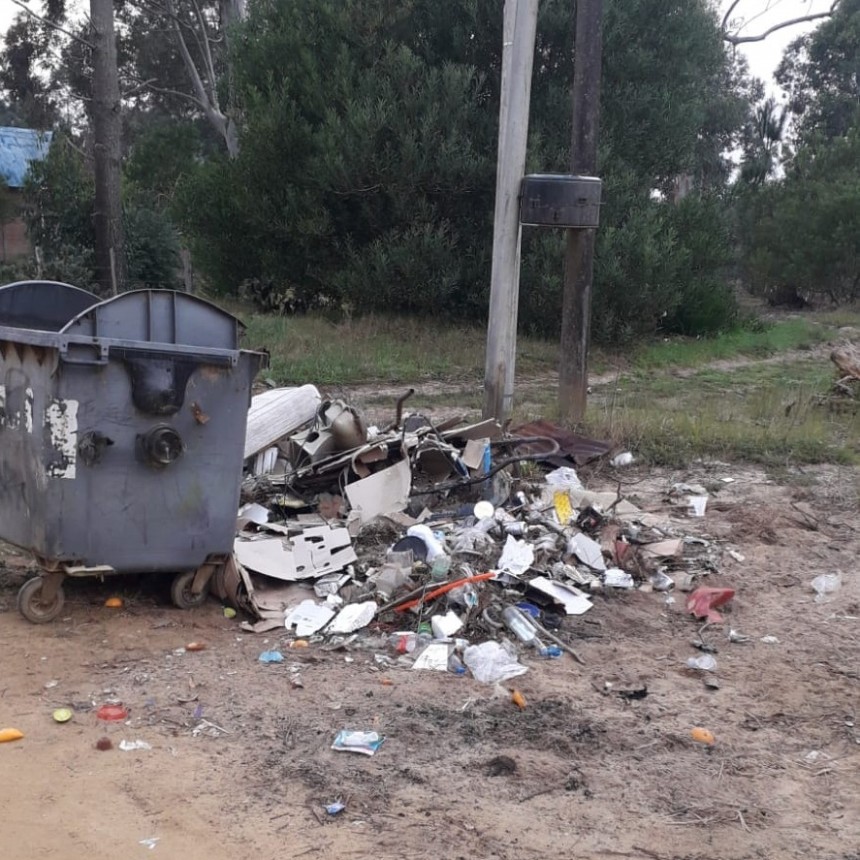 Así no: malestar en las autoridades por la generación de basurales en las calles