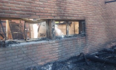 PODRÍA ACLARARSE A LA BREVEDAD EL INCENDIO DE UNA CASA EN LA PEDRERA