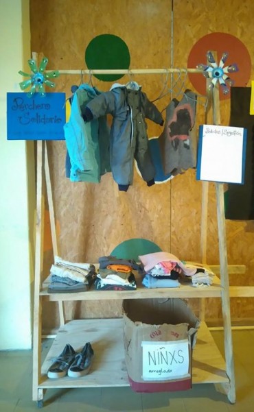 ¡Vamos La Paloma! Ya funciona el primer perchero solidario