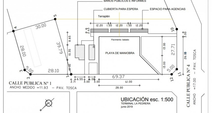 Comenzaron los trabajos para la terminal de ómnibus de La Pedrera
