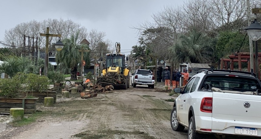 Rachas de viento de 107 km por hora generaron varios destrozos en La Paloma
