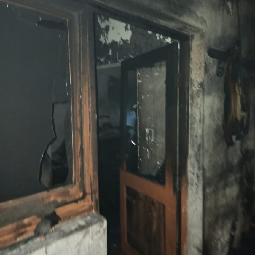 Se incendió una casa en La Paloma 