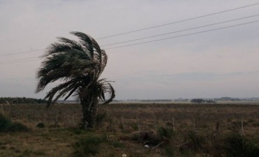 Rocha: rige alerta amarilla por vientos fuertes