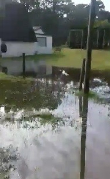 La Paloma: quejas por inconvenientes durante las lluvias del fin de semana
