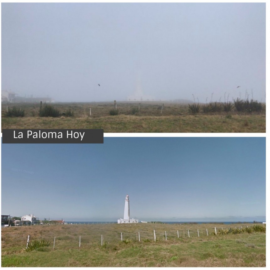 La Paloma, entre la neblina y el humo