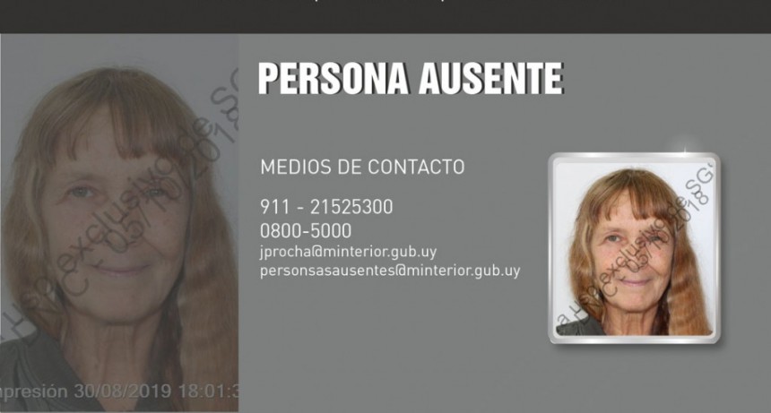 Buscan a ciudadana estadounidense desaparecida en Rocha