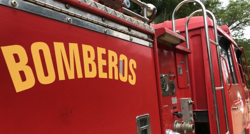Principio de incendio en cabaña de La Pedrera