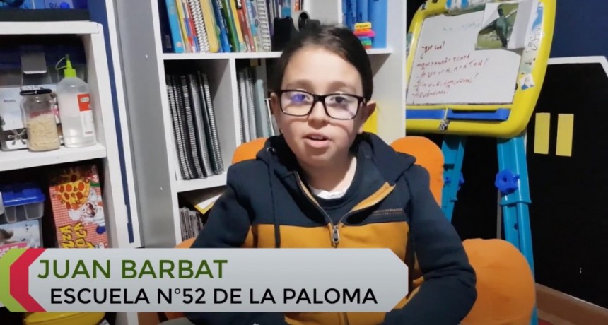Niño de La Paloma obtuvo mención de honor en Concurso de Plataforma CREA