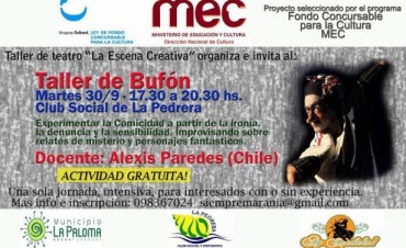 TALLER DE TEATRO EN LA PEDRERA