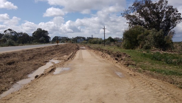 Avanza la ciclovía de Ruta 10