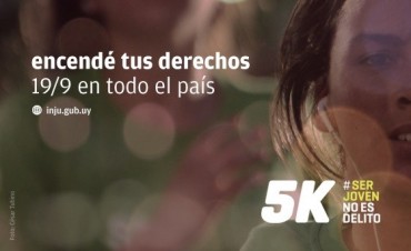 Rocha: se corre el “5K Ser joven no es delito”