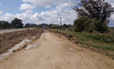 Avanza la ciclovía de Ruta 10