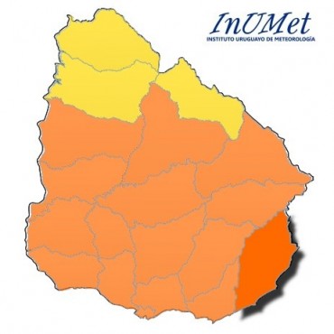 Rige alerta naranja por tormentas fuertes y lluvias copiosas