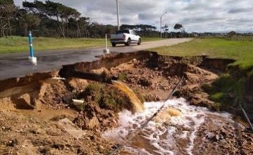 El temporal en La Paloma