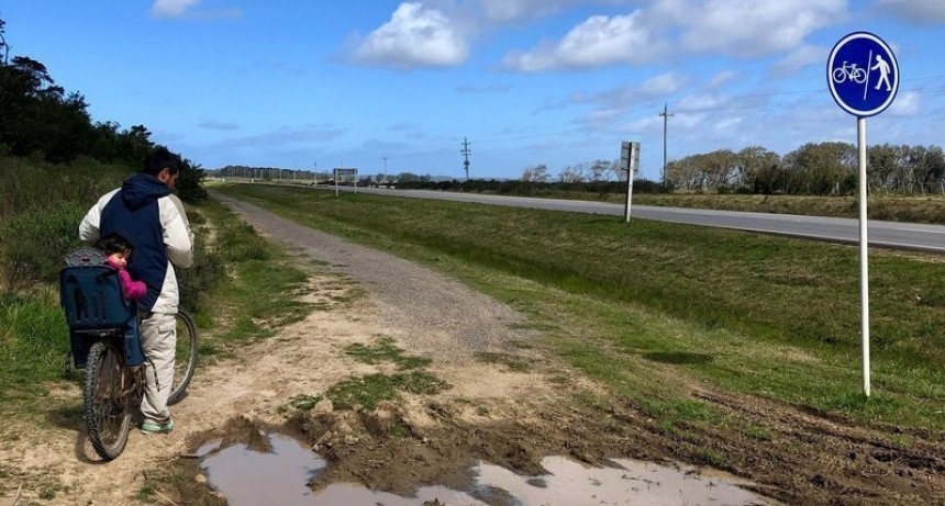 Vecinos piden arreglar la ciclovía que une Santa Isabel con Arachania
